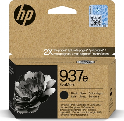 Picture of HP 937e EvoMore Black Org Ink Cartridge