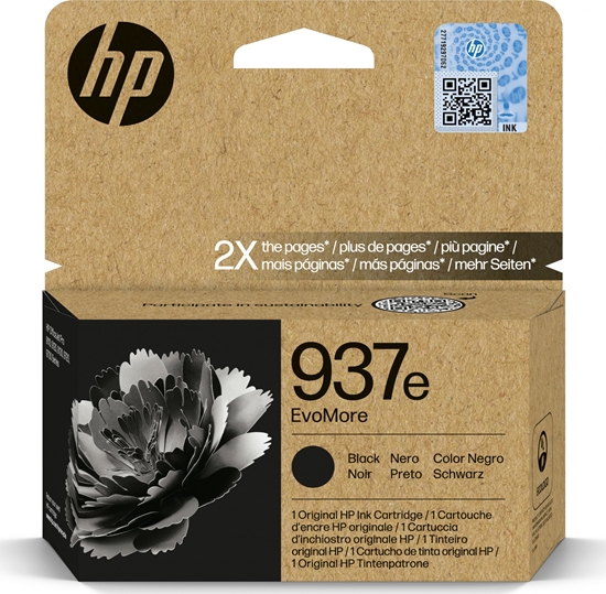 Picture of HP 937e EvoMore Black Org Ink Cartridge