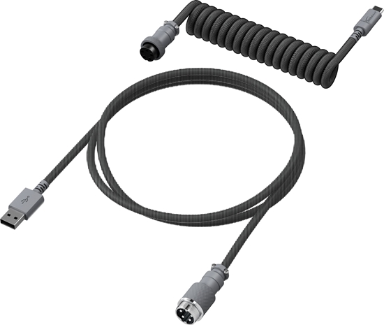 Picture of HP HyperX USB-C Coiled Cable Gray