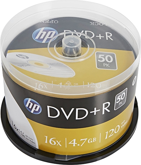 Изображение HP HP DVD+R | 4.7GB | x16 | cake 50 | 12cm | bez moÅ¼liwoÅci nadruku