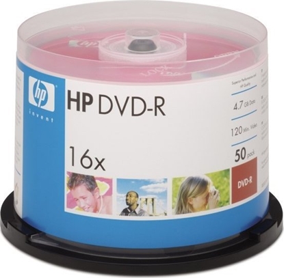 Picture of HP DVD-R 4.7 GB 16x 50 sztuk (HPD1650-)
