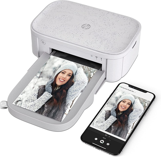 Picture of HP Sprocket Studio Plus 4x6'' Photo Printer Colour Dye sublimation 1 ppm, White