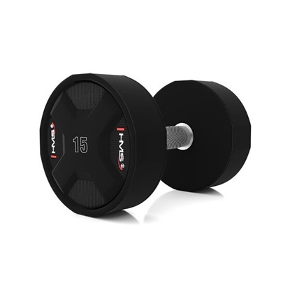 Attēls no HPC 15 KG POLIURETĀNA HANTELE 1 gab.  CPU HMS