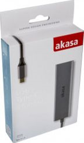 Picture of HUB USB Akasa 4x USB-A 3.0 (AK-CBCA25-18BK)