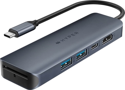 Picture of HUB USB HyperDrive Koncentrator HyperDrive Next 6-Port USB-C Hub HDMI/4K60Hz/SD/MAC/PC/Chromebook/