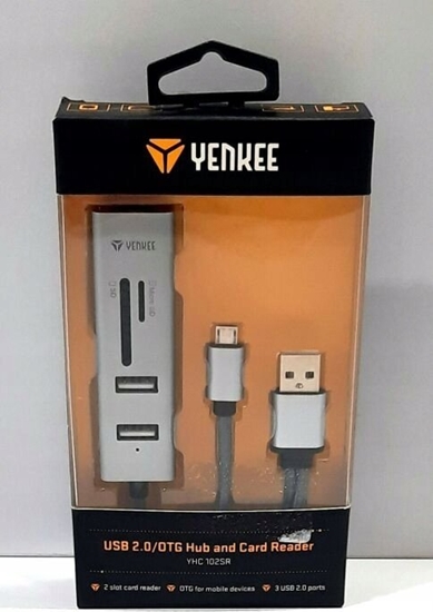 Picture of HUB USB Yenkee YHC 103SR USB C OTG HUB+reader    YENKEE