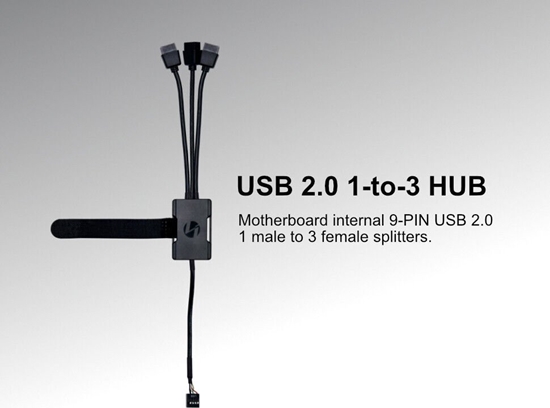 Picture of HUB USB Lian Li PW-U2HB 3x USB-A 2.0 (PW-U2HB)