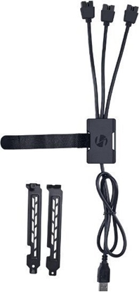 Attēls no HUB USB Lian Li Lian Li PW-U2TPAB USB Hub - schwarz