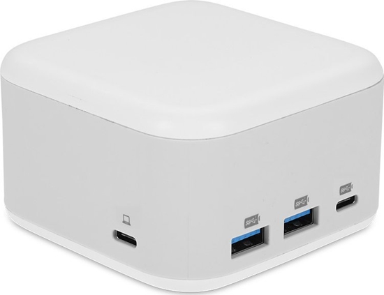 Изображение HUB USB LMP PowerDock - USB-C GaN Power Adapter & 5-Port USB-C Dock - White