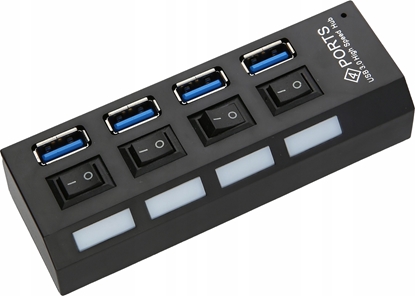 Picture of HUB USB Pawonik 4x USB-A 3.0 (HUB-USB3.0-1/4)