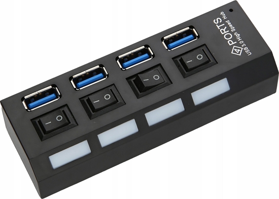 Picture of HUB USB Pawonik 4x USB-A 3.0 (HUB-USB3.0-1/4)