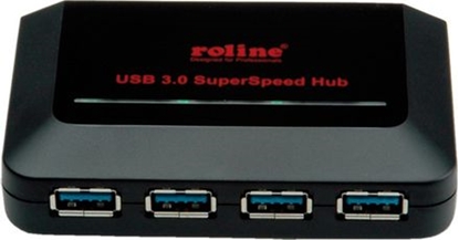 Picture of Roline USB 3.2 Gen 1 Hub, 4 Ports, with Power Supply