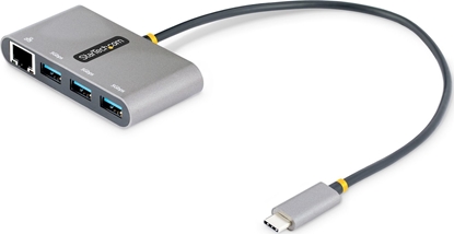 Attēls no HUB USB StarTech HB30C3A1GEA2 1x RJ-45  + 3x USB-A 3.1 Gen1 (HB30C3A1GEA2)