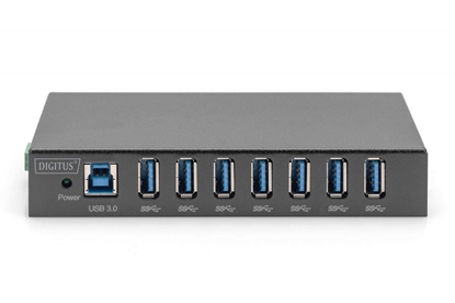 Attēls no Digitus USB 3.0 Hub 7-Port, Industrial Line