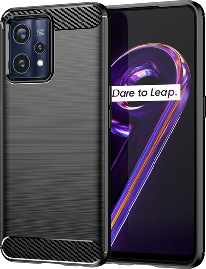Picture of Hurtel Carbon Case elastyczne etui pokrowiec Realme 9 Pro + (9 Pro Plus) czarny