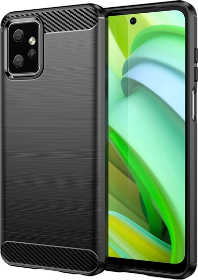 Picture of Hurtel Carbon Case etui do Motorola Moto G Power 2023 elastyczny silikonowy karbonowy pokrowiec czarne