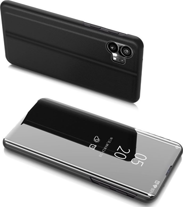 Attēls no Hurtel CLEAR VIEW CASE ETUI NOTHING PHONE 1 POKROWIEC Z KLAPK CZARNE