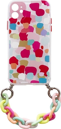 Picture of Hurtel Color Chain Case elowe elastyczne etui z acuchem acuszkiem zawieszk do iPhone 13 Pro Max wielokolorowy (2)