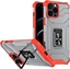 Изображение Hurtel Crystal Ring Case pancerne hybrydowe etui pokrowiec + magnetyczny uchwyt iPhone 12 Pro czerwony