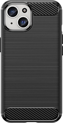 Attēls no Hurtel Elastyczne etui Carbon Case z wzorem karbon do iPhone 15 - czarne