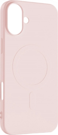 Picture of Hurtel Etui Liquid Silicone Case MagSafe na iPhone 16 Plus - jasnoróowe