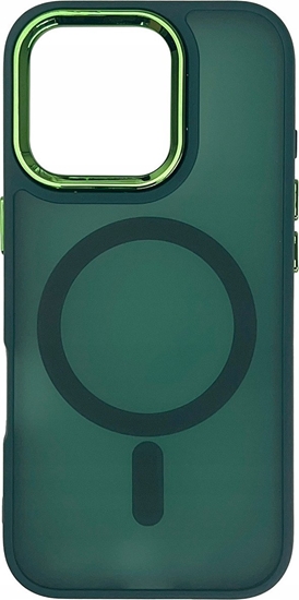 Picture of Hurtel Etui Magnetic Collection MagSafe na iPhone 16 Pro - ciemnozielone