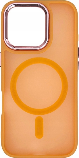 Picture of Hurtel Etui Magnetic Collection MagSafe na iPhone 16 Pro - pomaraczowe