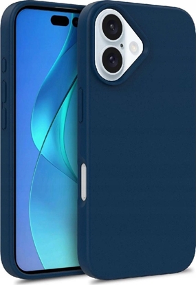 Attēls no Hurtel Etui Multiple Color Wheat Bran Case na iPhone 16 Plus - niebieskie