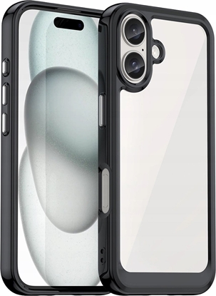 Attēls no Hurtel Etui Outer Space Case z elow ramk do iPhone 16 Plus - czarne