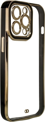 Attēls no Hurtel Fashion Case etui do Samsung Galaxy A12 5G elowy pokrowiec ze zot ramk czarny