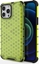 Изображение Hurtel Honeycomb etui pancerny pokrowiec z elow ramk iPhone 13 Pro Max zielony