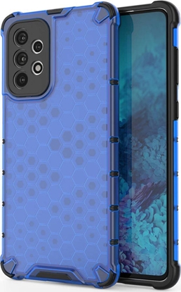 Attēls no Hurtel Honeycomb etui pancerny pokrowiec z elow ramk Samsung Galaxy A73 niebieski