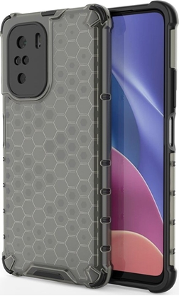Attēls no Hurtel Honeycomb etui pancerny pokrowiec z elow ramk Xiaomi Redmi K40 Pro+ / K40 Pro / K40 / Poco F3 czarny