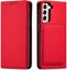 Picture of Hurtel Magnet Card Case etui do Samsung Galaxy S22+ (S22 Plus) pokrowiec portfel na karty kart podstawka czerwony