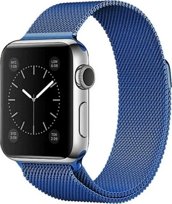 Picture of Hurtel Magnetic Strap pasek do Watch 6 / 5 / 4 / 3 / 2 / SE (44mm / 42mm) magnetyczna opaska bransoleta bransoletka niebieski