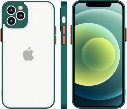 Attēls no Hurtel Milky Case silikonowe elastyczne póprzezroczyste etui do Samsung Galaxy A42 5G ciemnozielony