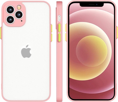 Attēls no Hurtel Milky Case silikonowe elastyczne póprzezroczyste etui do Samsung Galaxy A72 4G róowy