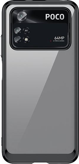 Изображение Hurtel Outer Space Case etui Xiaomi Poco M4 Pro pokrowiec z elastyczn ramk czarne