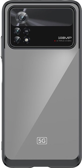 Изображение Hurtel Outer Space Case etui Xiaomi Poco X4 Pro 5G pokrowiec z elastyczn ramk czarne