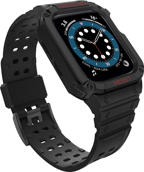 Picture of Hurtel Protect Strap Band for Apple Watch 38/40/41mm Armored Case Strap - Black