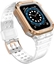 Attēls no Hurtel Protect Strap Band for Apple Watch 38/40/41mm Armored Case Strap - Transparent, Rose Gold
