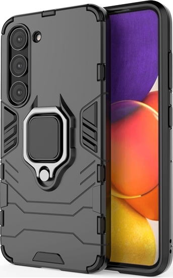 Picture of Hurtel Ring Armor etui do Samsung Galaxy S23 pancerny pokrowiec uchwyt magnetyczny ring czarne