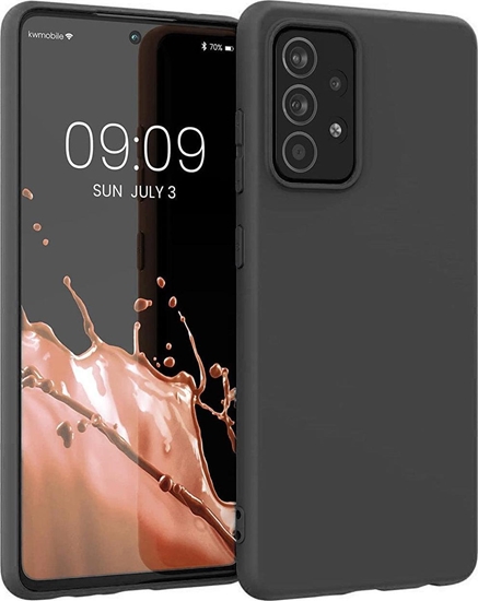 Picture of Hurtel Silicone Case elastyczne silikonowe etui pokrowiec Samsung Galaxy A03s czarny