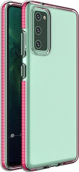 Изображение Hurtel Spring Case pokrowiec elowe etui z kolorow ramk do Samsung Galaxy A02s EU ciemnoróowy