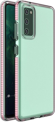 Attēls no Hurtel Spring Case pokrowiec elowe etui z kolorow ramk do Samsung Galaxy A02s EU jasnoróowy