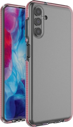Attēls no Hurtel Spring Case pokrowiec elowe etui z kolorow ramk do Samsung Galaxy A13 5G jasnoróowy