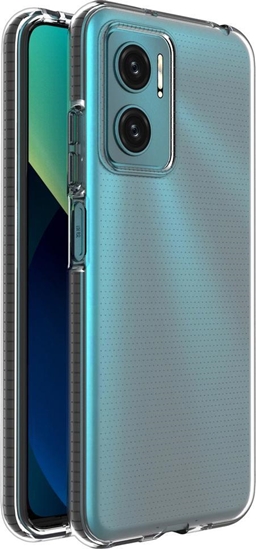 Picture of Hurtel Spring Case pokrowiec elowe etui z kolorow ramk do Xiaomi Redmi 10 czarny