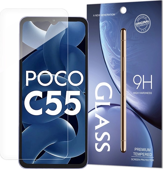 Изображение Hurtel Standard Tempered Glass Koperta szko hartowane do Xiaomi Redmi 11A / Poco C55 / Redmi 12C 9H