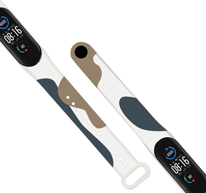 Изображение Hurtel Strap Moro opaska do Xiaomi Mi Band 4 / Mi Band 3 silokonowy pasek bransoletka do zegarka moro (12)