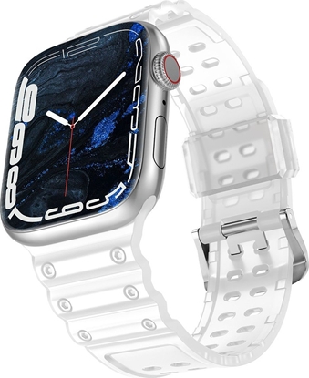 Изображение Hurtel Strap Triple Protection pasek Apple Watch SE, 8, 7, 6, 5, 4, 3, 2, 1 (41, 40, 38 mm) opaska bransoleta przezroczysty